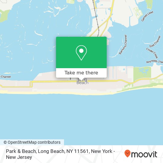 Mapa de Park & Beach, Long Beach, NY 11561