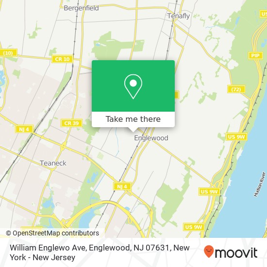 Mapa de William Englewo Ave, Englewood, NJ 07631