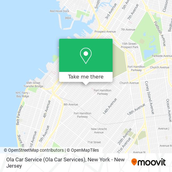 Mapa de Ola Car Service (Ola Car Services)