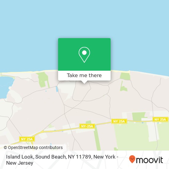 Mapa de Island Look, Sound Beach, NY 11789