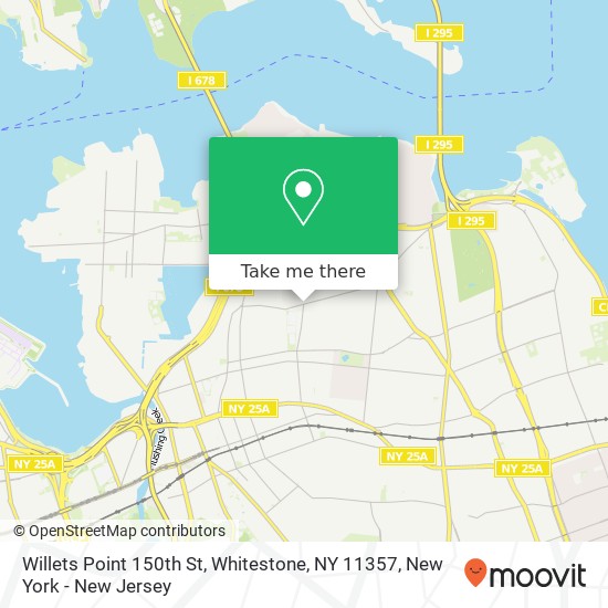 Mapa de Willets Point 150th St, Whitestone, NY 11357