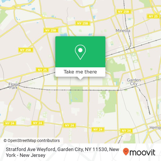 Stratford Ave Weyford, Garden City, NY 11530 map