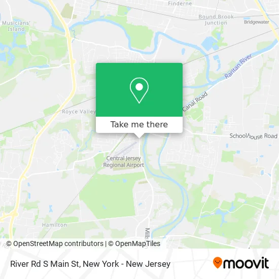 River Rd S Main St map