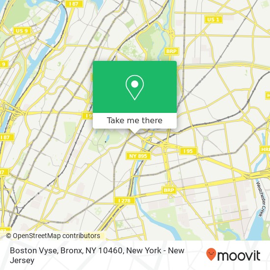 Boston Vyse, Bronx, NY 10460 map