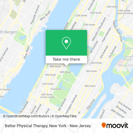 Belter Physical Therapy map