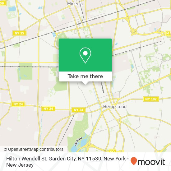 Mapa de Hilton Wendell St, Garden City, NY 11530