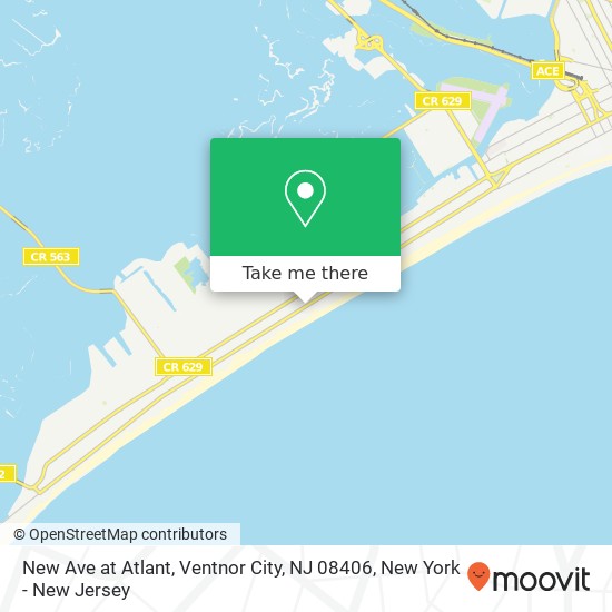 New Ave at Atlant, Ventnor City, NJ 08406 map