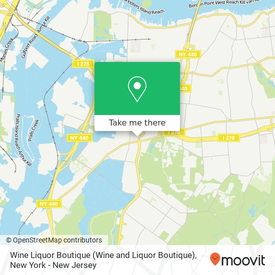 Mapa de Wine Liquor Boutique