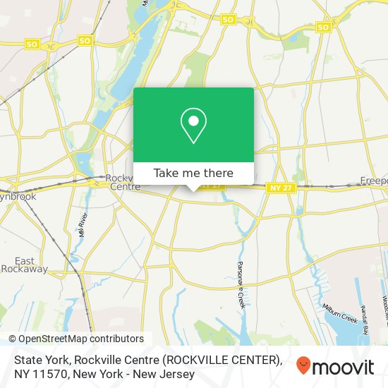 State York, Rockville Centre (ROCKVILLE CENTER), NY 11570 map