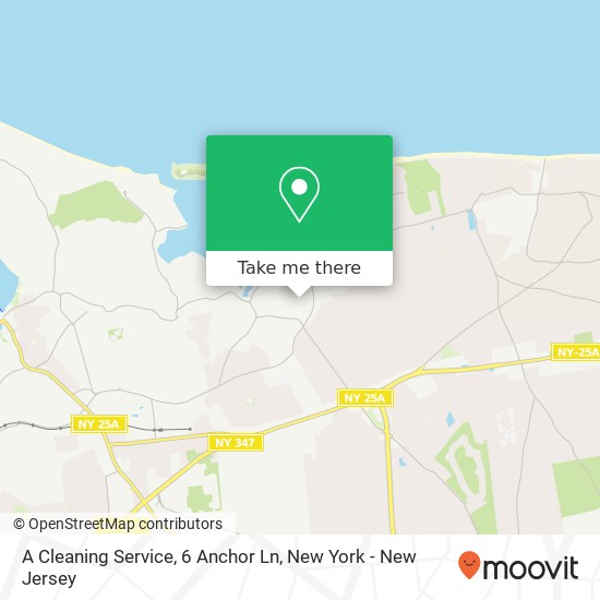 Mapa de A Cleaning Service, 6 Anchor Ln