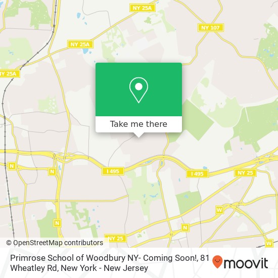 Primrose School of Woodbury NY- Coming Soon!, 81 Wheatley Rd map