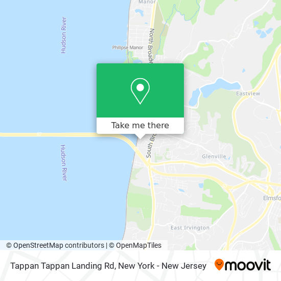 Tappan Tappan Landing Rd map