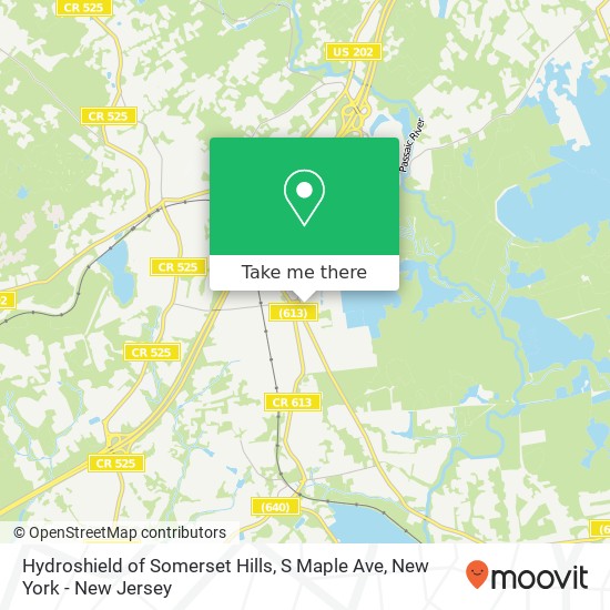 Mapa de Hydroshield of Somerset Hills, S Maple Ave