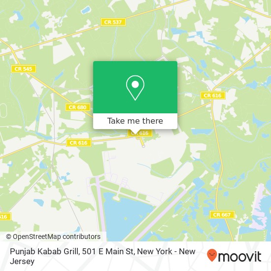 Punjab Kabab Grill, 501 E Main St map