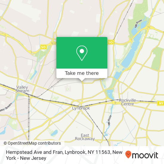 Hempstead Ave and Fran, Lynbrook, NY 11563 map