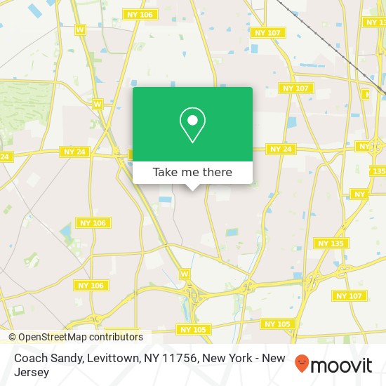 Coach Sandy, Levittown, NY 11756 map