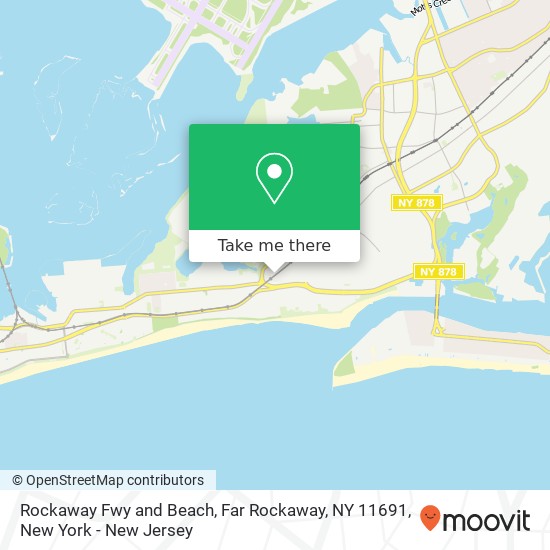 Rockaway Fwy and Beach, Far Rockaway, NY 11691 map