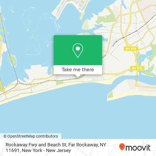 Rockaway Fwy and Beach St, Far Rockaway, NY 11691 map