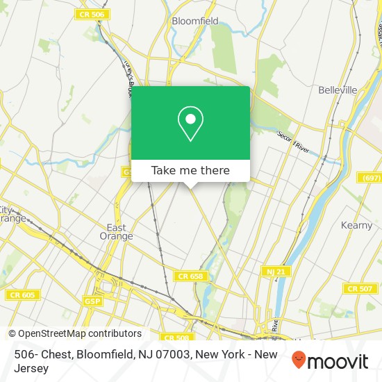 506- Chest, Bloomfield, NJ 07003 map