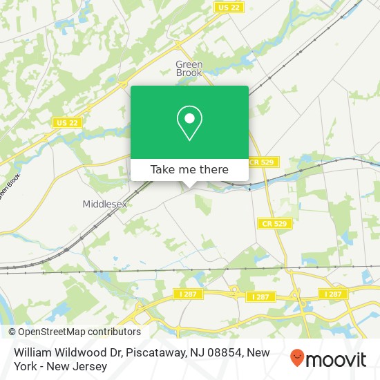 William Wildwood Dr, Piscataway, NJ 08854 map