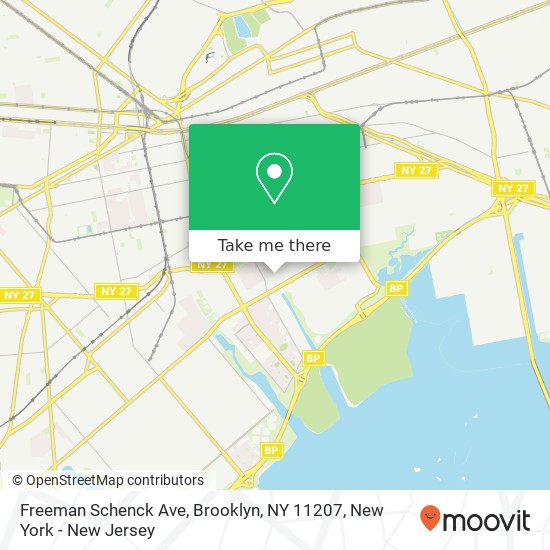 Freeman Schenck Ave, Brooklyn, NY 11207 map