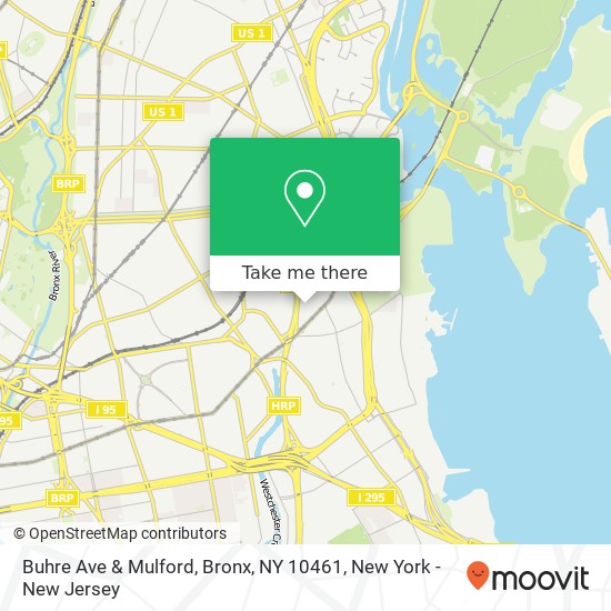 Buhre Ave & Mulford, Bronx, NY 10461 map