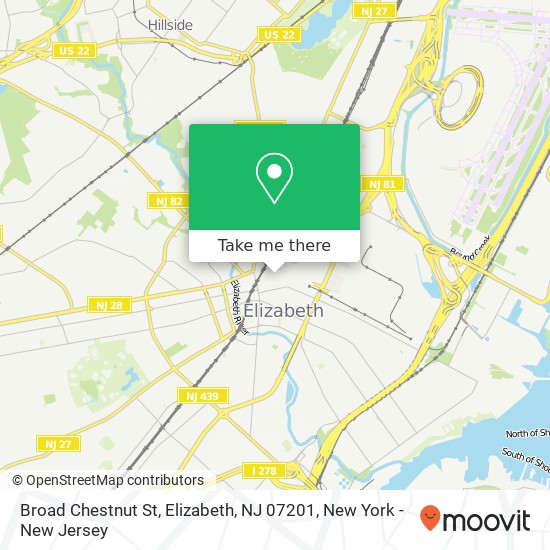 Broad Chestnut St, Elizabeth, NJ 07201 map