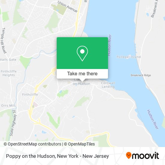 Poppy on the Hudson map