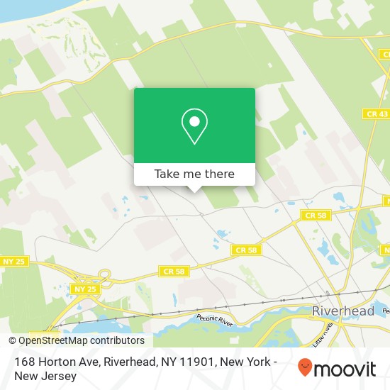 168 Horton Ave, Riverhead, NY 11901 map