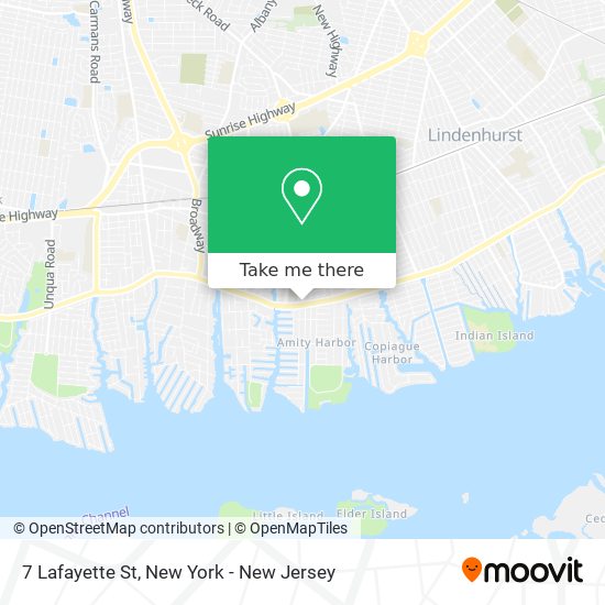 Mapa de 7 Lafayette St