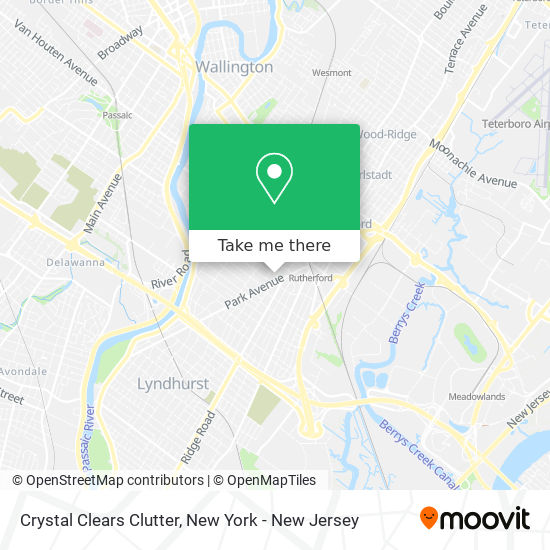 Mapa de Crystal Clears Clutter