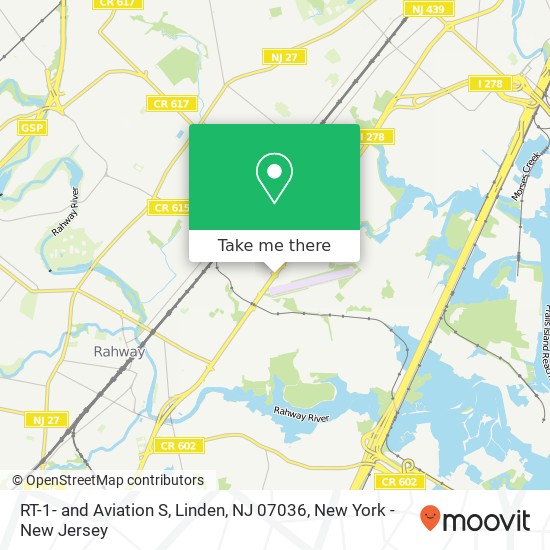 RT-1- and Aviation S, Linden, NJ 07036 map