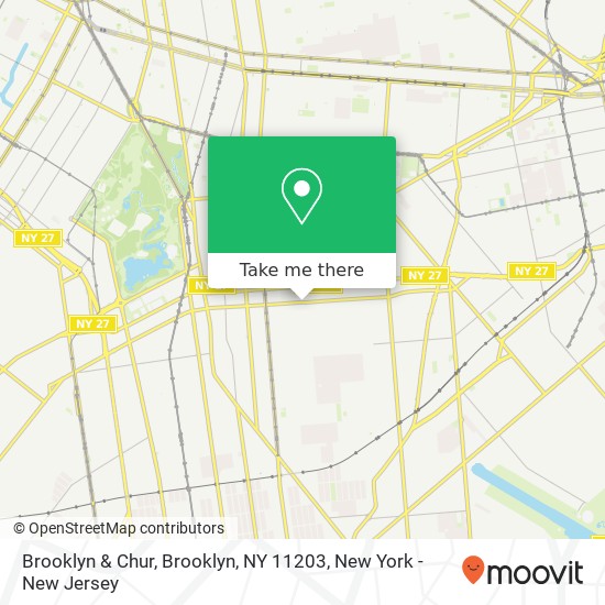 Brooklyn & Chur, Brooklyn, NY 11203 map