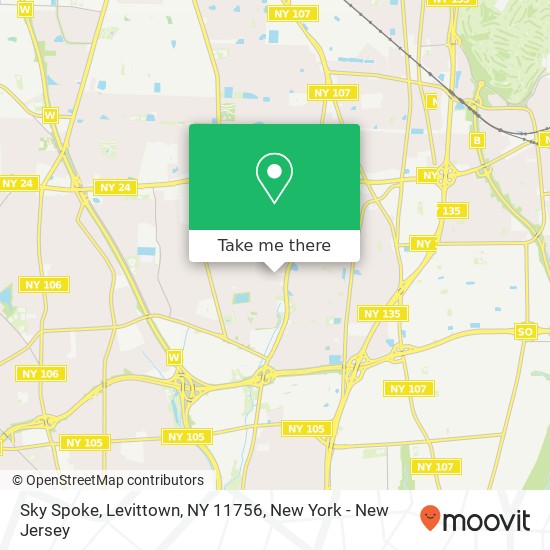 Mapa de Sky Spoke, Levittown, NY 11756