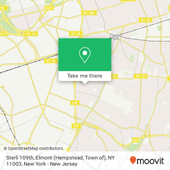 Sterli 109th, Elmont (Hempstead, Town of), NY 11003 map