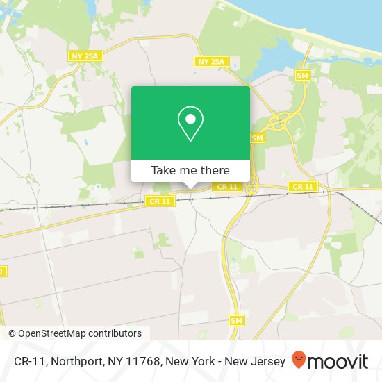 Mapa de CR-11, Northport, NY 11768