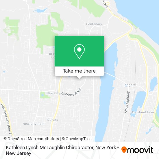 Kathleen Lynch McLaughlin Chiropractor map