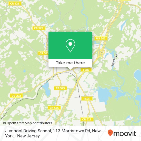 Jumbool Driving School, 113 Morristown Rd map