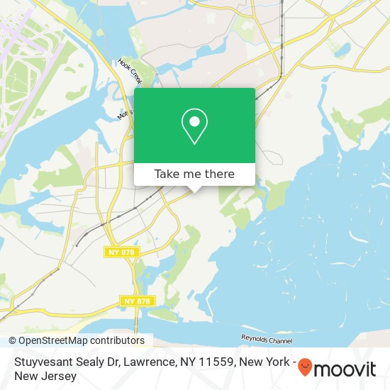 Mapa de Stuyvesant Sealy Dr, Lawrence, NY 11559