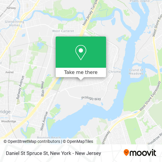 Mapa de Daniel St Spruce St