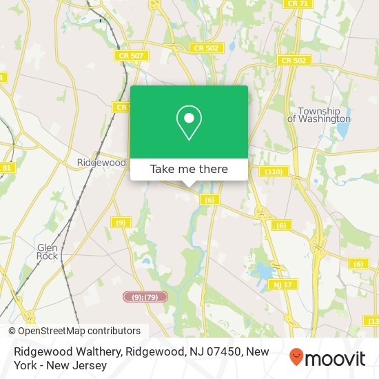 Ridgewood Walthery, Ridgewood, NJ 07450 map