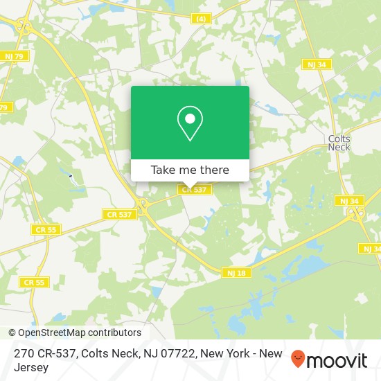 270 CR-537, Colts Neck, NJ 07722 map