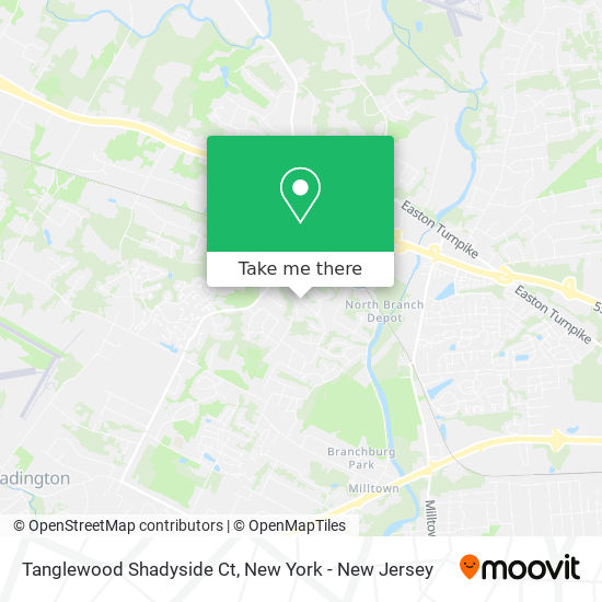 Tanglewood Shadyside Ct map