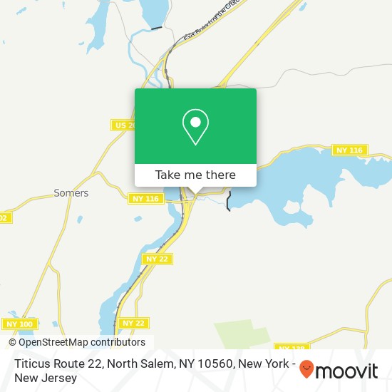 Mapa de Titicus Route 22, North Salem, NY 10560