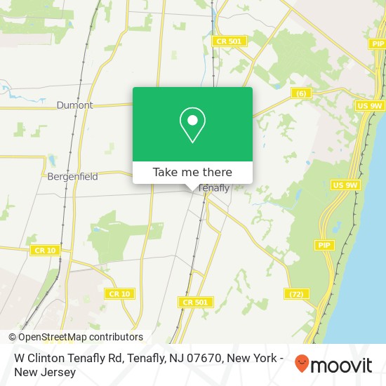 W Clinton Tenafly Rd, Tenafly, NJ 07670 map