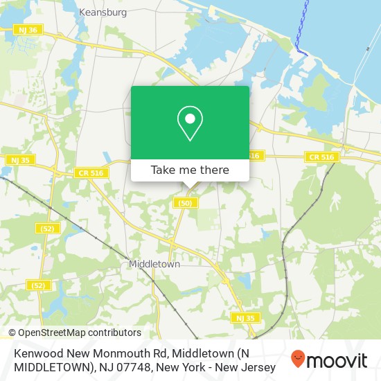 Kenwood New Monmouth Rd, Middletown (N MIDDLETOWN), NJ 07748 map