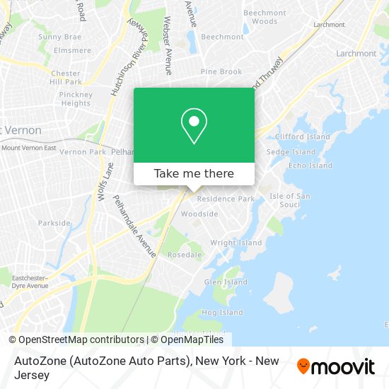 Mapa de AutoZone (AutoZone Auto Parts)