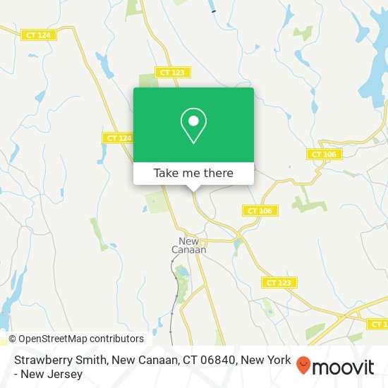 Mapa de Strawberry Smith, New Canaan, CT 06840