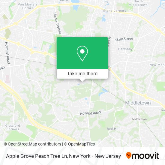 Mapa de Apple Grove Peach Tree Ln