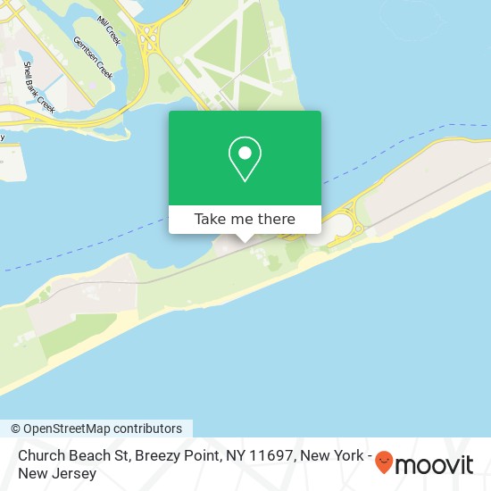 Church Beach St, Breezy Point, NY 11697 map